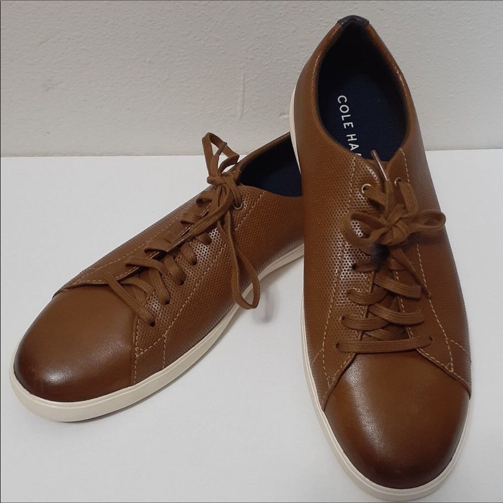 Cole Haan Mens Grand Crosscourt Sneakers Brown 10